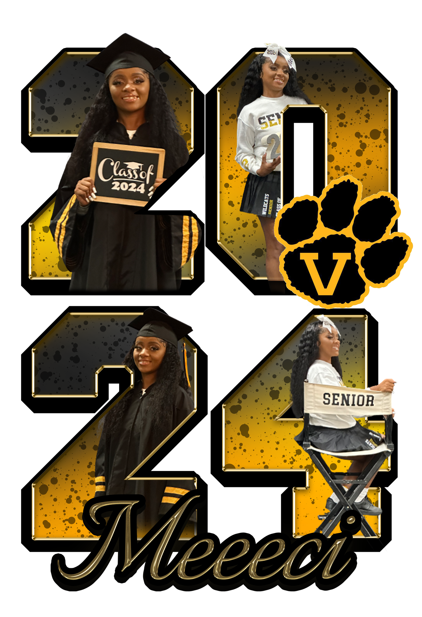 Pop out 2024 graduation shirt