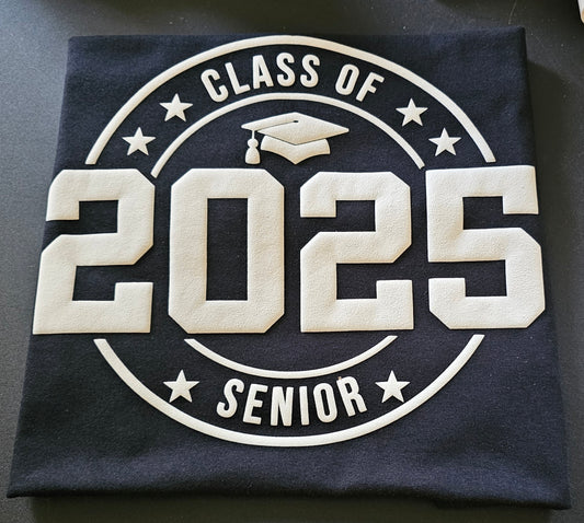 Class of 2025 Puff Vinyl
