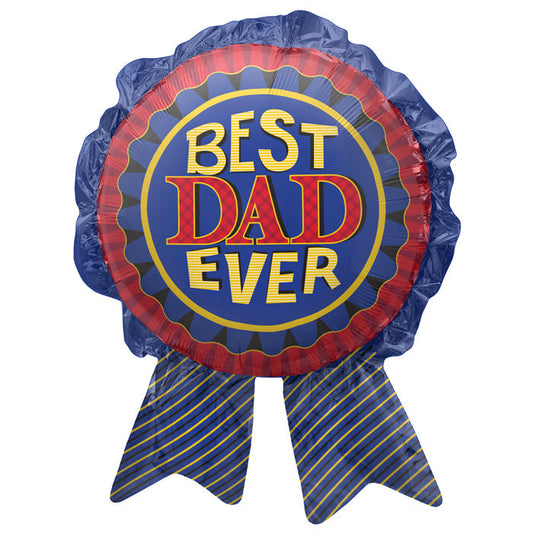 Best Dad Ever Ribbon Balloon